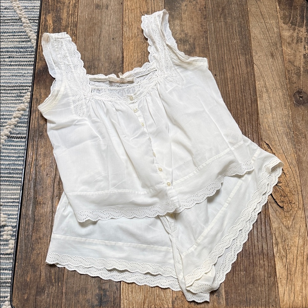 THE GREAT Sleep Eyelet Pajamas